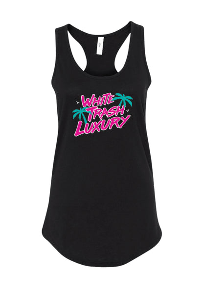 Women's Racerback Tank Palms