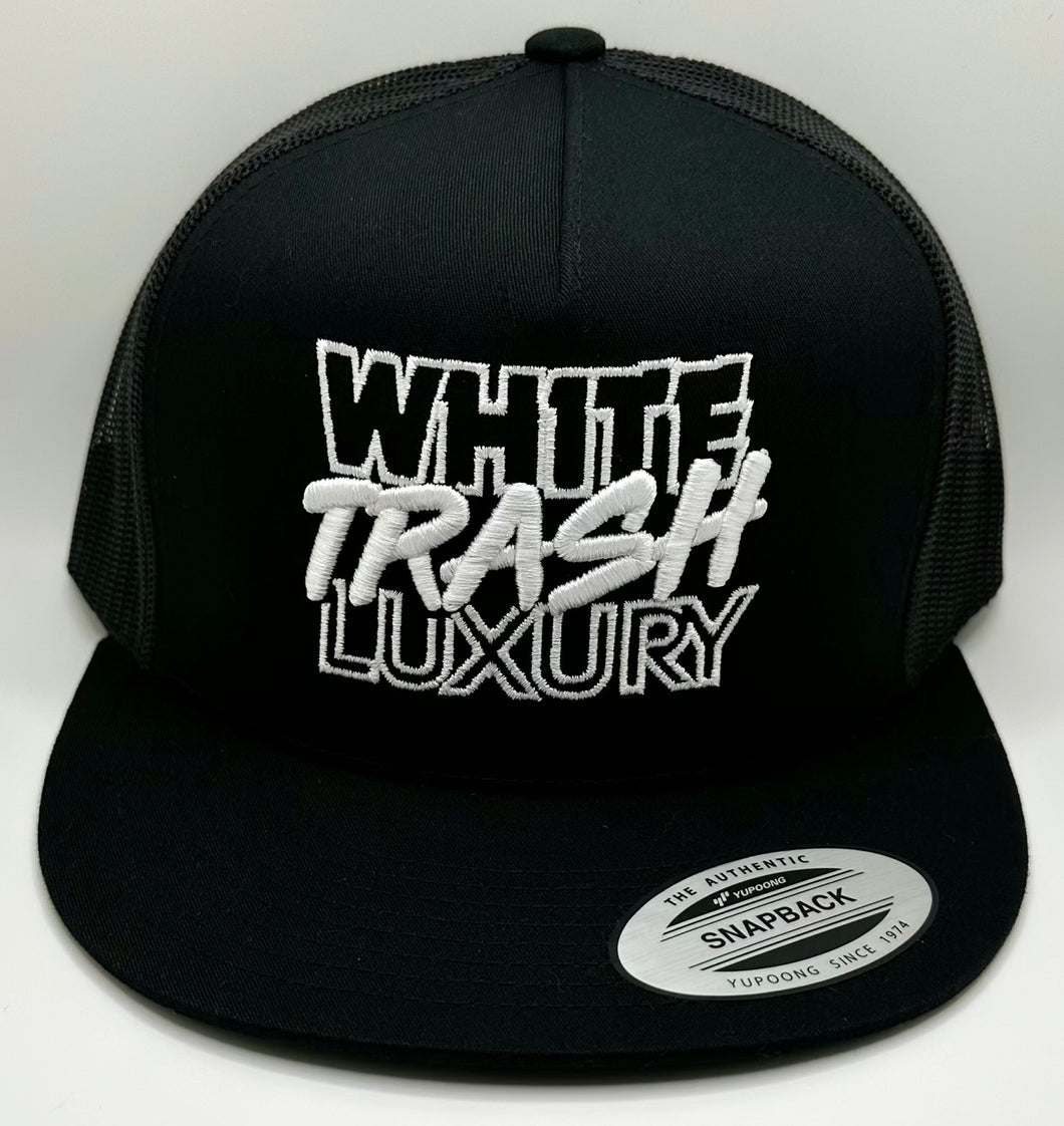 WHITE OUT TRASHY SNAPBACK