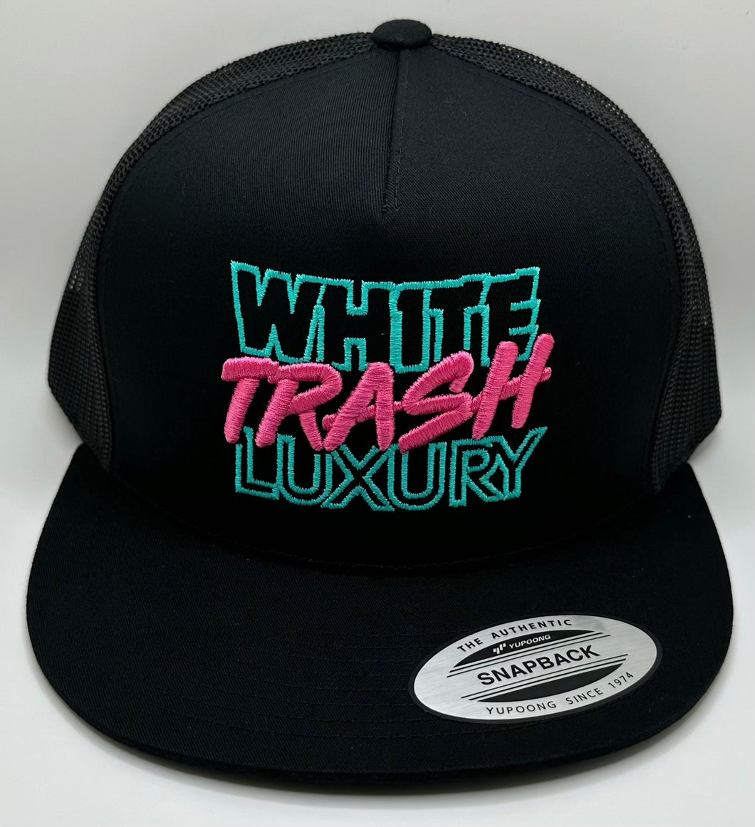 TEAL/PINK TRASHY SNAPBACK